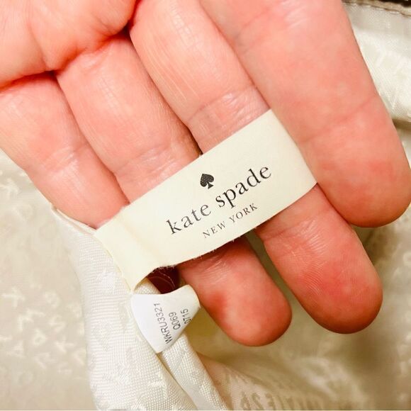 Kate Spade Grey Leather Shoulder Bag Handbag WKRU33221 - Picture 10 of 11